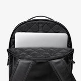 Black Leather Backpack