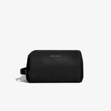 Black Leather Travel Dopp Kit