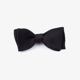 Formal Grosgrain Black Bow Tie