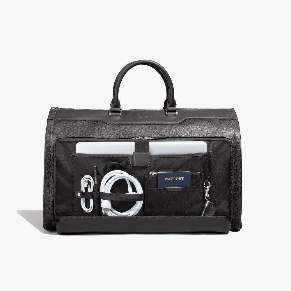 Leather suit 2025 travel bag