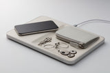 Wireless Charging Valet - Bone