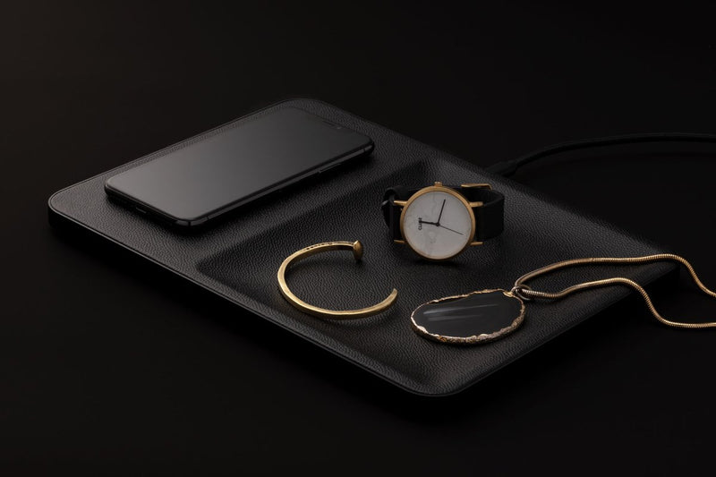 Wireless Charging Valet - Black