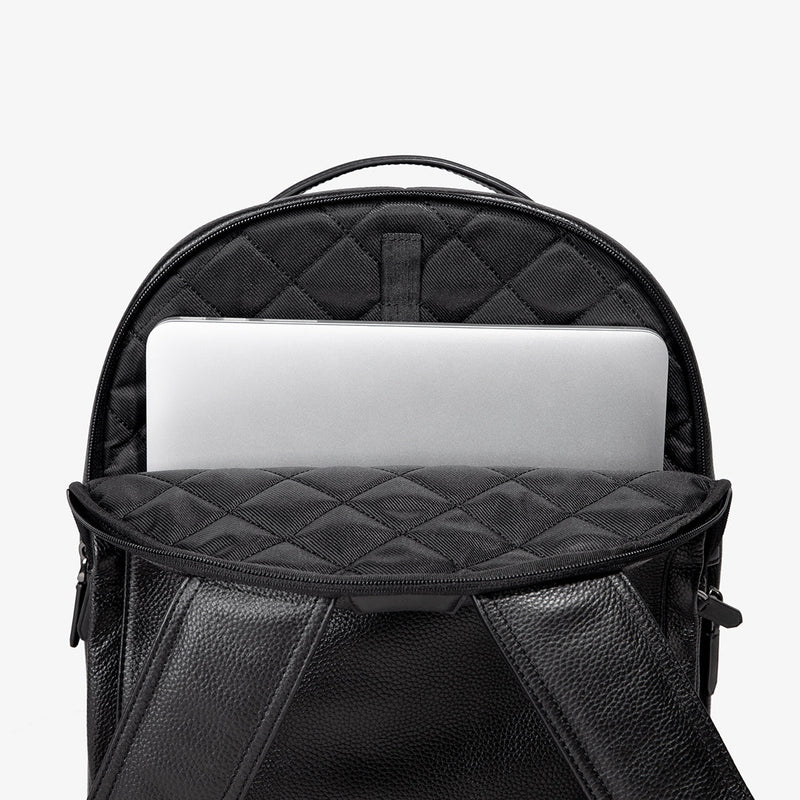 Tan Leather Backpack