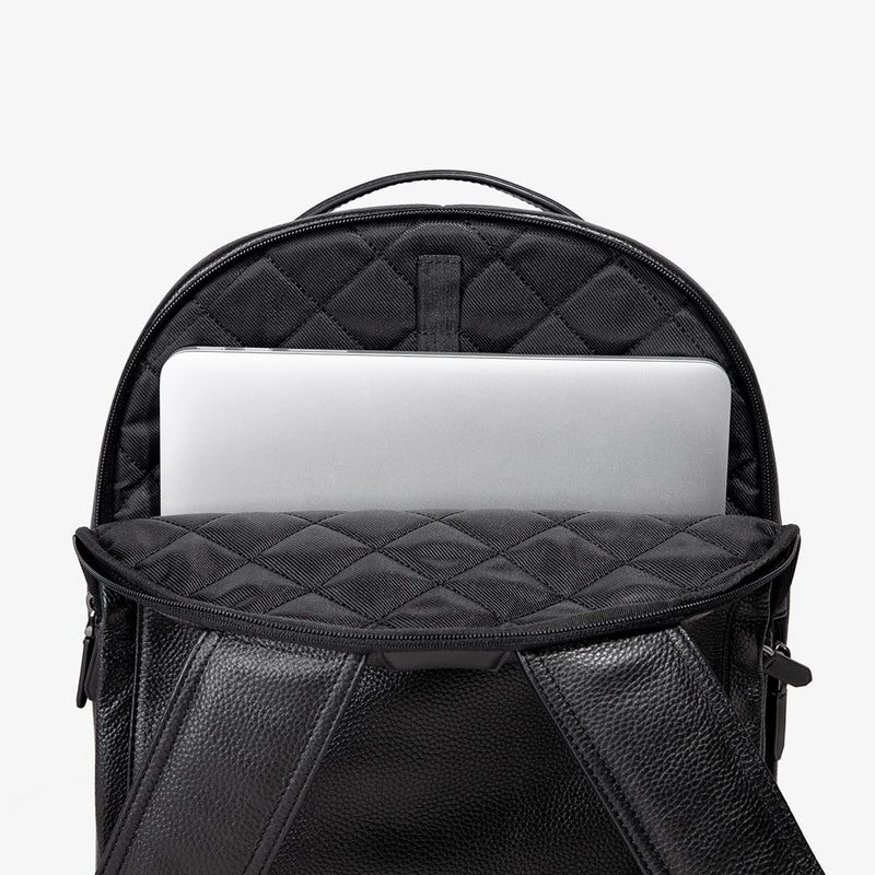 Black Leather Backpack – HOOK & ALBERT Black Leather Backpack – HOOK & ALBERT