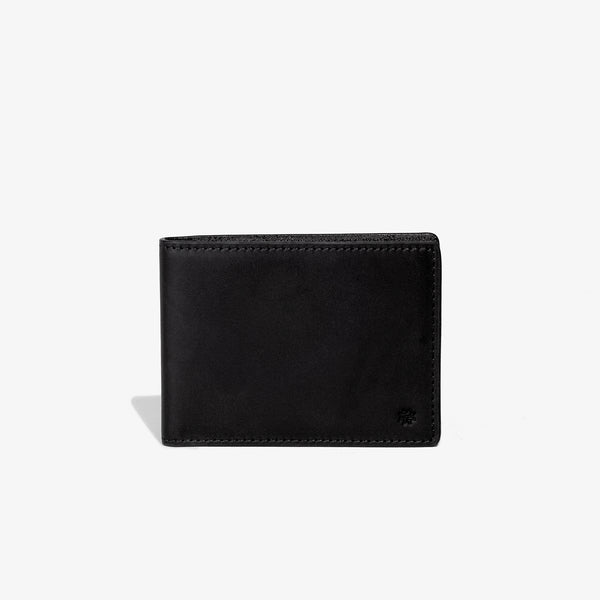 Black Traditional Bifold Wallet