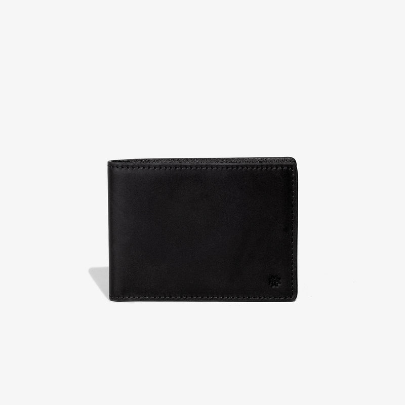 Black Traditional Bifold Wallet