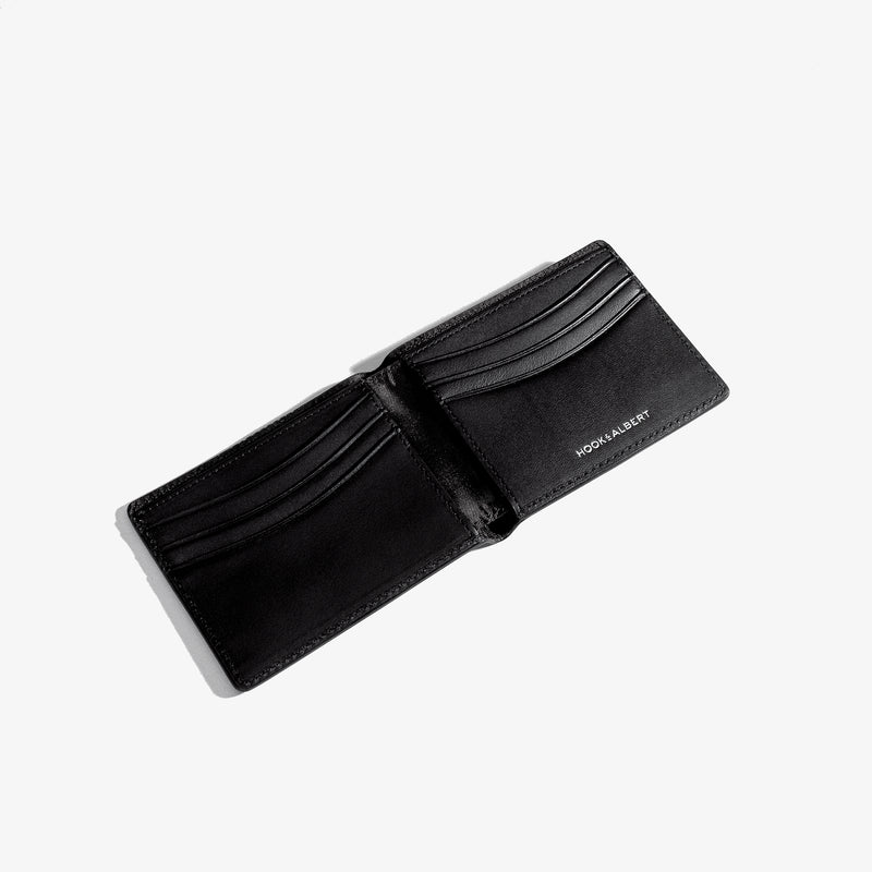 Black Traditional Bifold Wallet