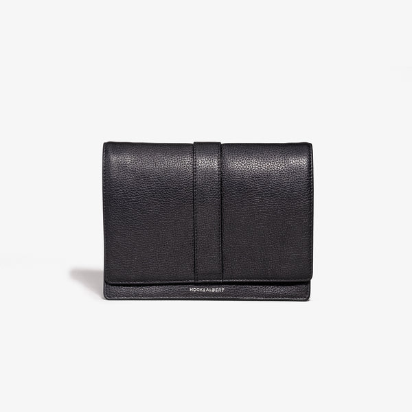 Black Leather Cord Organizer