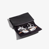Black Leather Cord Organizer