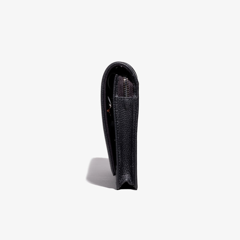 Black Leather Cord Organizer