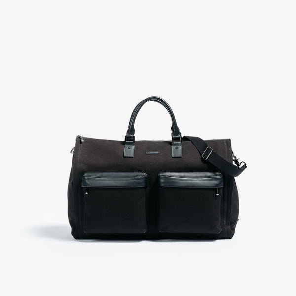 Men's Black Twill Garment Weekender Bag - Warehouse Sale