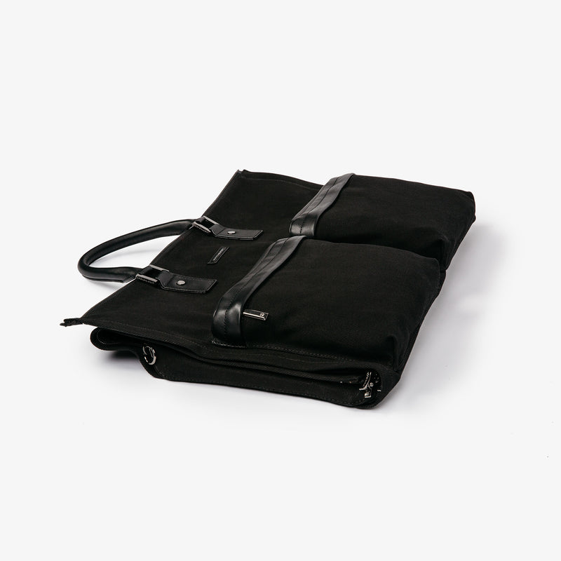 Men's Black Twill Garment Weekender Bag - Warehouse Sale