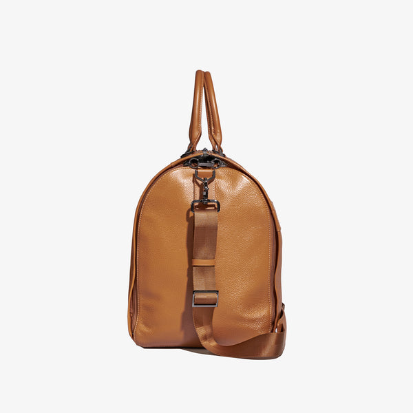 Tan Leather Garment Weekender Pro