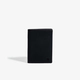 Hand Painted Black Leather Bifold Wallet