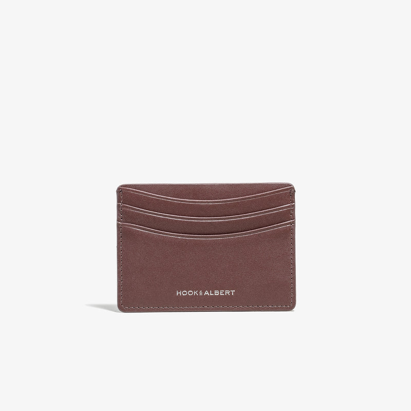 Brown Smooth Leather Card Holder