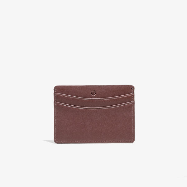 Brown Smooth Leather Card Holder