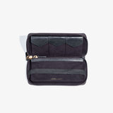 Black Leather Traveling Jewelry Case