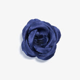 Colosseum Navy Large Lapel Flower