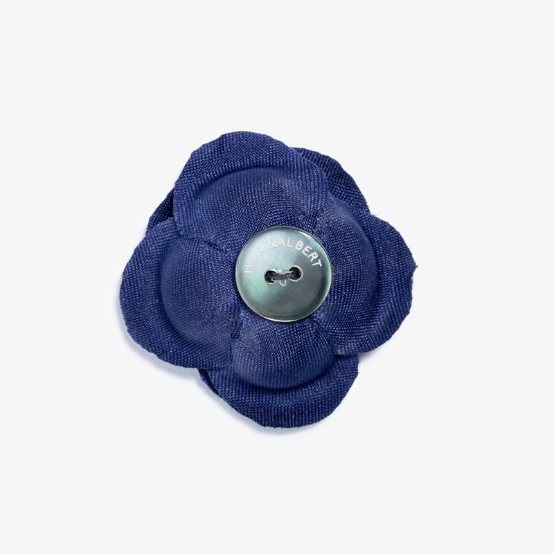 Colosseum Navy Large Lapel Flower
