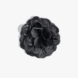 Black Large Lapel Flower