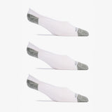 No Show Sock 3 Pack - White
