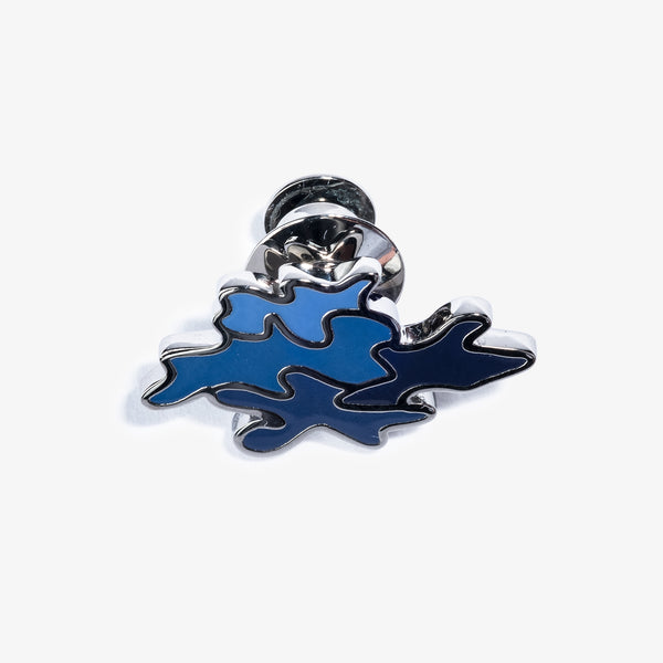 Blue Camo Pin