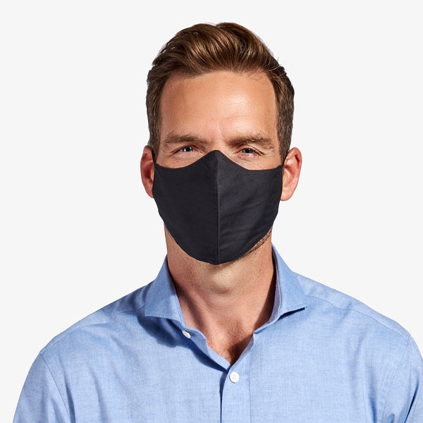 Black 3-Layer Nano-Guard Mask (4 Pack)