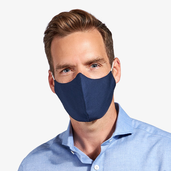 Navy 3-Layer Nano-Guard Mask (4 Pack)
