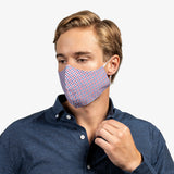 3-Layer Adult Cotton Mask In Tattersall Red (4-Pack)