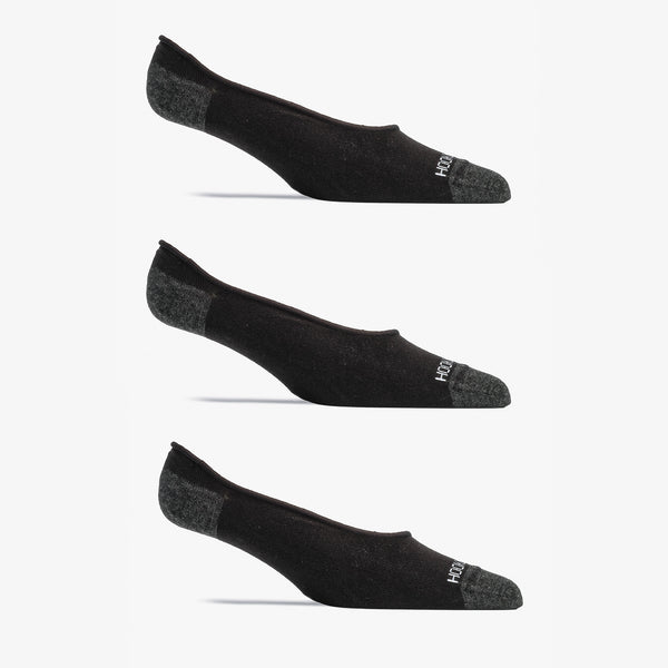 No-Show Sock 3 Pack - Black