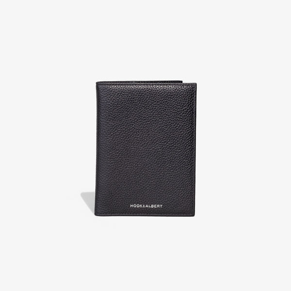 Passport Cover - Black Leather