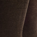 Solid Brown Mid-Calf Dress Sock