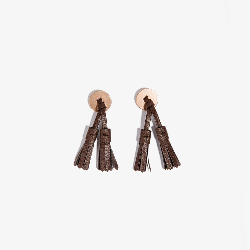 Colored Loafer Tassels - Brown