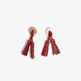Colored Loafer Tassels - Red