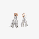 Colored Loafer Tassels - Silver