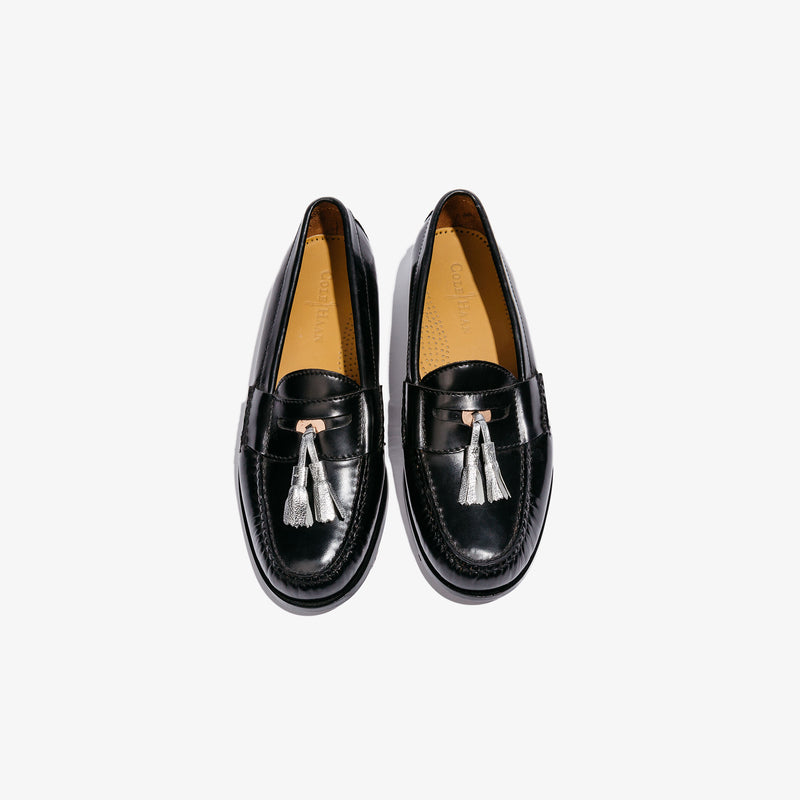 Colored Loafer Tassels - Silver