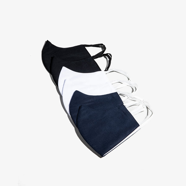 3-Layer Adult Nano-Guard Mask - The Solids Collection (6-Pack)