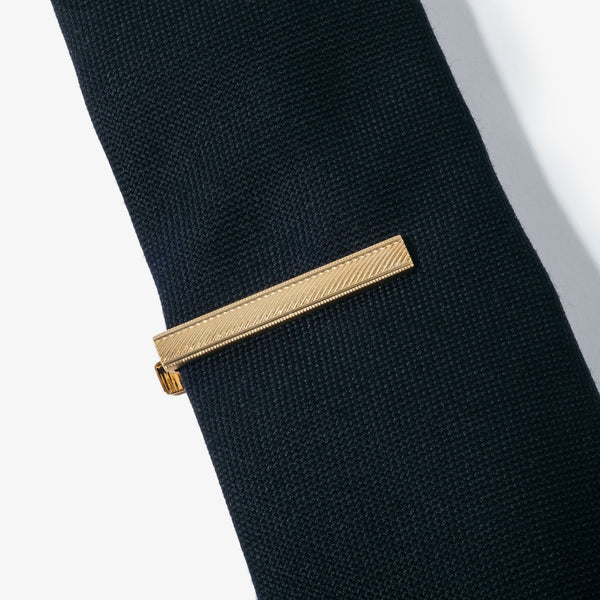 Gold Hatch Marks Tie Bar