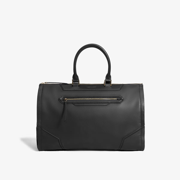 Women's Leather Garment Weekender Bag