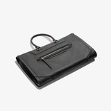 Women's Leather Garment Weekender Bag